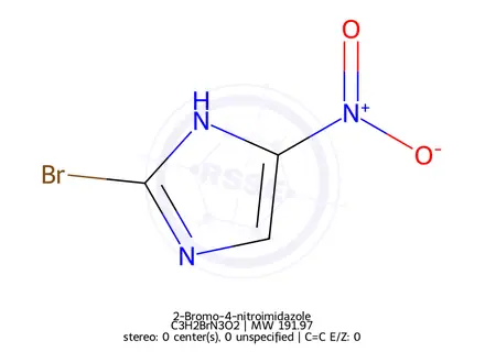 Chemical structure of 2-Bromo-4-nitroimidazole