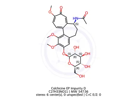 Chemical structure of Colchicine EP Impurity D