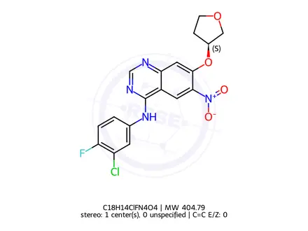 Chemical structure of Afatinib Impurity A