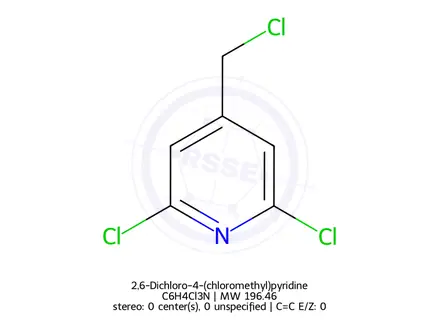 Chemical structure of 2,6-Dichloro-4-(chloromethyl)pyridine