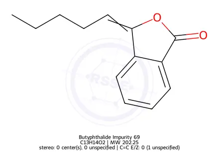 Chemical structure of Butyphthalide Impurity 69