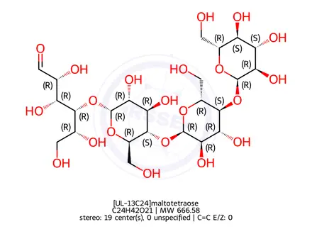 Chemical structure of Maltotetraose