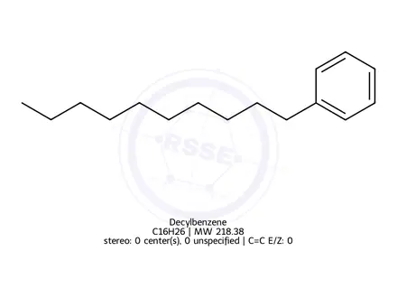 Chemical structure of Decylbenzene