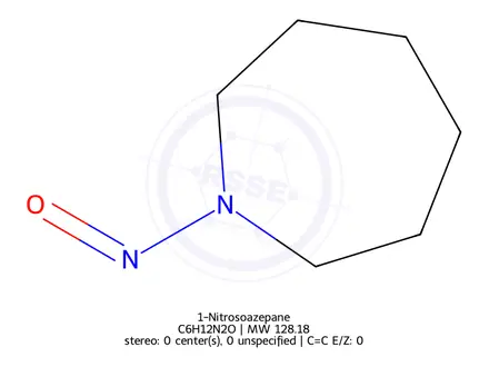 Chemical structure of 1-Nitrosoazepane