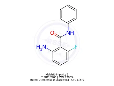 Chemical structure of 2-Amino-6-fluoro-N-phenylbenzamide