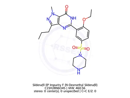 Chemical structure of Sildenafil EP Impurity F