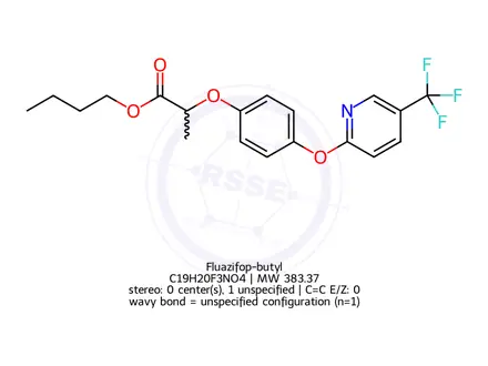 Chemical structure of Fluazifop-butyl