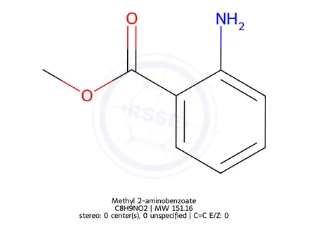 Chemical structure of Methyl 2-aminobenzoate