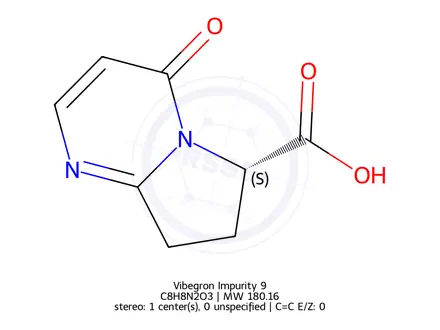 Chemical structure of Vibegron Impurity 9