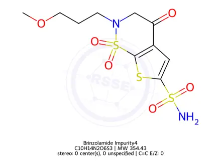 Chemical structure of Brinzolamide Impurity4
