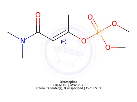 Chemical structure of Dicrotophos