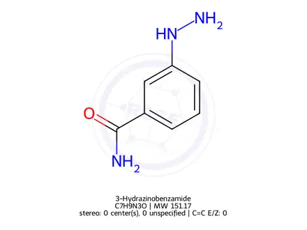 Chemical structure of 3-Hydrazinobenzamide