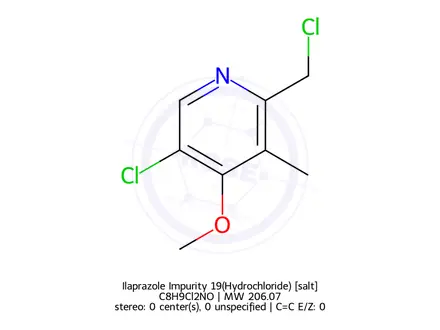 Chemical structure of Ilaprazole Impurity 19(Hydrochloride)