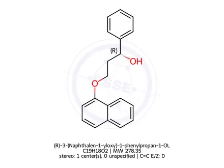 Chemical structure of Dapoxetine Impurity 1