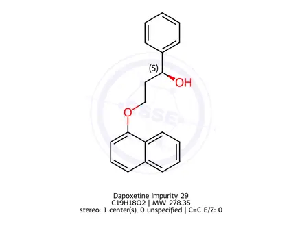 Chemical structure of Dapoxetine Impurity 2