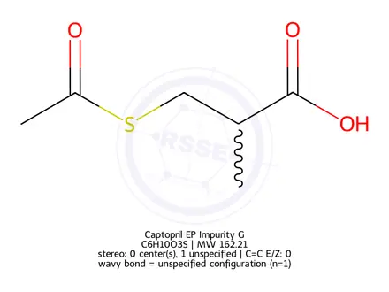 Chemical structure of Captopril EP Impurity G