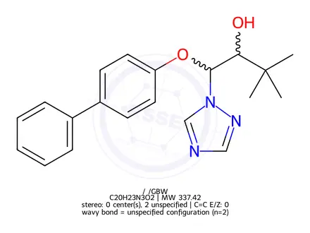 Chemical structure of Bitertanol