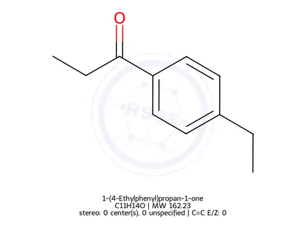 Chemical structure of 4'-Ethylpropiophenone