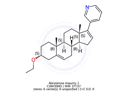Chemical structure of Abiraterone Impurity 1
