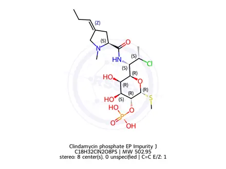 Chemical structure of Clindamycin phosphate EP Impurity J