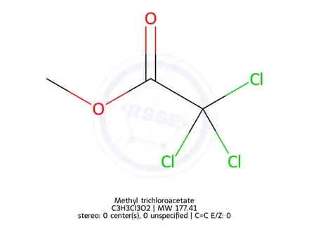 Chemical structure of Methyl trichloroacetate