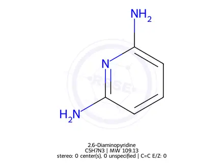 Chemical structure of 2,6-Diaminopyridine