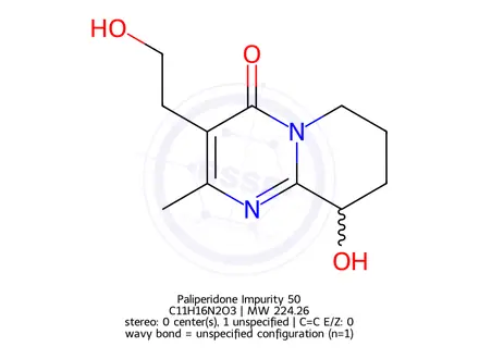 Chemical structure of Paliperidone Impurity 50