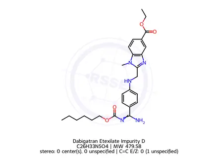 Chemical structure of Dabigatran impurity G