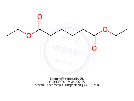 Chemical structure of Loxoprofen Impurity 28