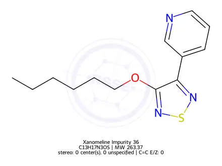 Chemical structure of Xanomeline Impurity 36
