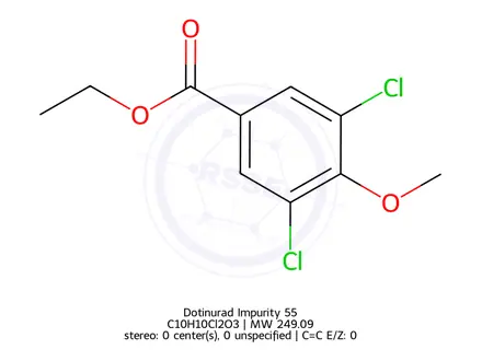 Chemical structure of Dotinurad Impurity 55