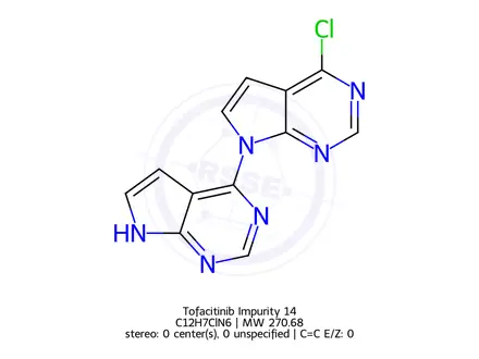 Chemical structure of Baricitinib Impurity 33