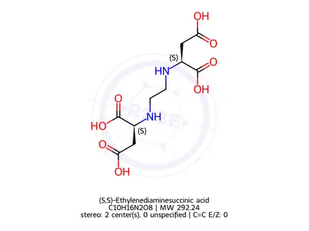Chemical structure of (S,S)-Ethylenediaminesuccinic acid