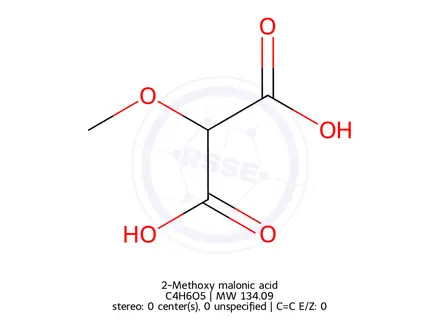 Chemical structure of 2-Methoxy malonic acid