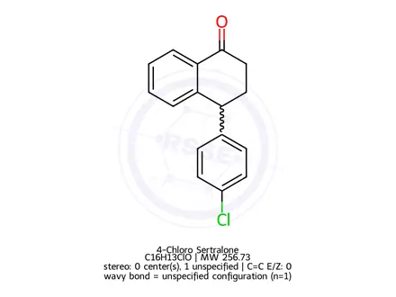 Chemical structure of 4-Chloro Sertralone