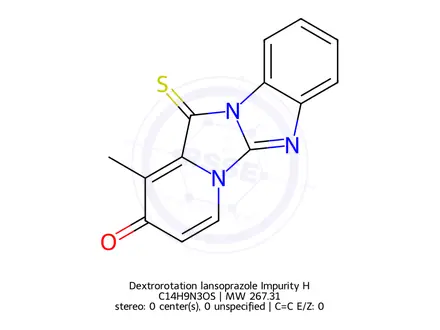 Chemical structure of Dextrorotation lansoprazole Impurity H