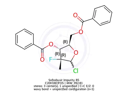 Chemical structure of Sofosbuvir Impurity 72
