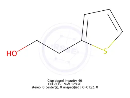 Chemical structure of Clopidogrel Impurity 49