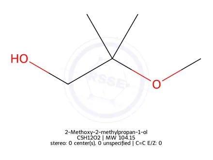 Chemical structure of 2-Methoxy-2-methylpropan-1-ol