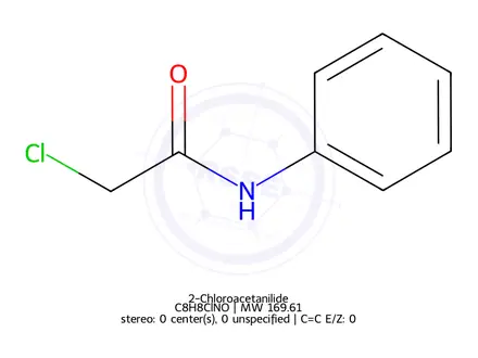 Chemical structure of 2-Chloro-N-phenylacetamide