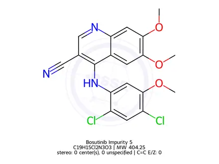 Chemical structure of Bosutinib Impurity 5