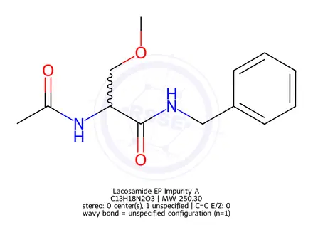 Chemical structure of Lacosamide EP Impurity A