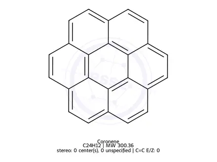 Chemical structure of Coronene