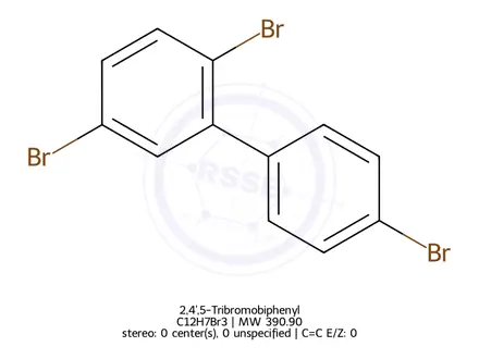 Chemical structure of 2,4',5-Tribromobiphenyl