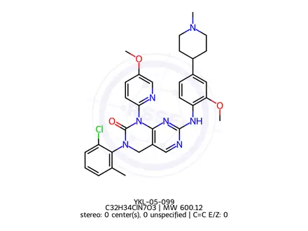 Chemical structure of YKL-05-099
