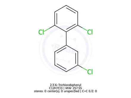 Chemical structure of 2,3',6-Trichlorobiphenyl