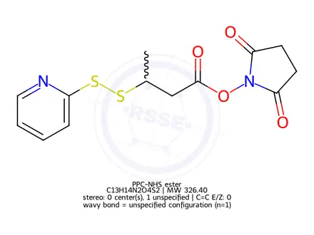 Chemical structure of PPC-NHS ester