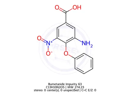 Chemical structure of Bumetanide Impurity 63