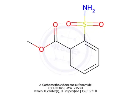 Chemical structure of 2-Carbomethoxybenzenesulfonamide