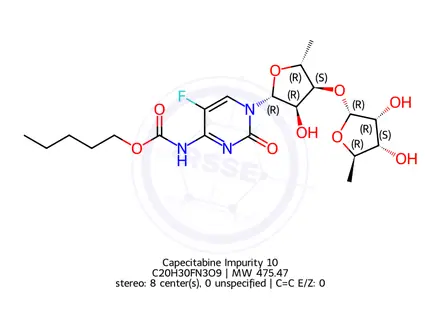 Chemical structure of Capecitabine Impurity 7
